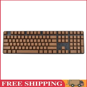 104 szt. Uniwersalna klawiatura mechaniczna Keycap PC Bakklit Key Cap Zestaw (kawa) - Zdjęcie 1 z 8