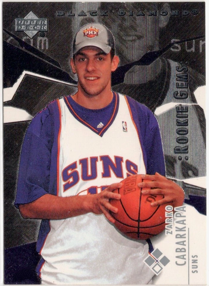 2003-04 Upper Deck Black Diamond Rookie Gems Zarko Cabarkapa Rookie Card #155 - Image 1 of 1