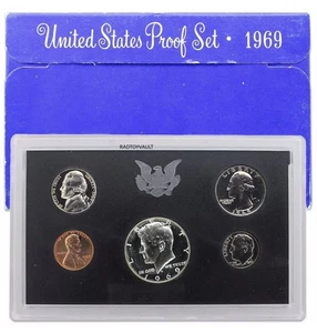 1969 S Proof Set Original Government Packaging Free Shipping! - Picture 1 of 1