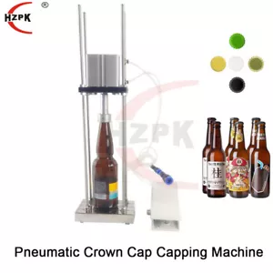 Halbautomatische pneumatische Bierflasche Abdeckmaschine Kronenkappe Capper Sealer - Bild 1 von 5