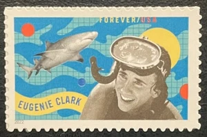 2022 Scott #5693 - Forever - EUGENIE CLARK - BIOLOGIST - Single Mint NH - Picture 1 of 1