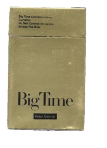 PETER GABRIEL BIG TIME RARE UK CASSETTE SINGLE IN SPECIAL GOLD PACK - Picture 1 of 1