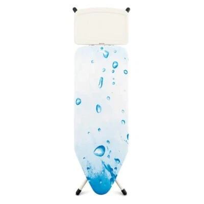 Brabantia Ironing Board C Solid Steam Unit Holder Ice Water Cover White Frame