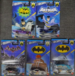 Hotwheels Diecast Car 1:64 - BATMAN Series 2024 DC Batimóvil Juego Completo MEZCLA 2 - Imagen 1 de 11