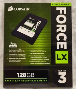 SSD Corsair Force Series CSSD-F128GBLX 128 Go SATA III 2,5 - Photo 1/2
