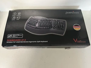 Perixx PeriBoard-612 Wireless Ergonomic Split Keyboard 2.4GHz Black U3H open box - Picture 1 of 9