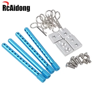 Montaje de poste de carrocería de aluminio para coche de carretera Tamiya TT-02FT TT02D TT-02RR TT02 54604 - Imagen 1 de 5