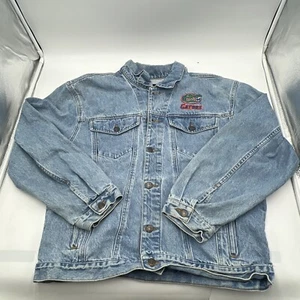 RARE VINTAGE SOFFE FLORIDA GATORS DENIM BUTTON UP JACKET MEN'S SIZE XL - Picture 1 of 12