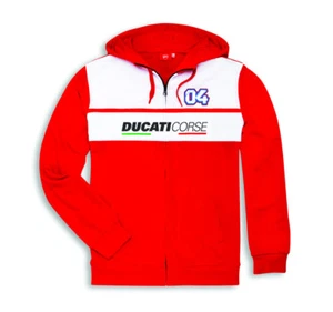 Ducati Corse Sweatshirt Jacket Sweater Hoodie Andrea Dovizioso D04 Moto Gp New - Picture 1 of 2