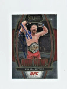 JAN BLACHOWICZ AUTO And New! 2022 Panini Select #6 UFC Beckett BAS COA On-Card - Picture 1 of 2