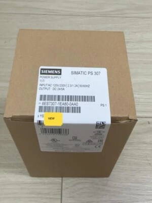 6ES7 307-1EA80-0AA0 NEW IN BOX 6ES7307-1EA80-0AA0 S7-300 Power Supply Modules - Image 1 of 4