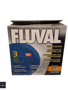 Fluval FX5 Fine Filter Pad 3 Pack - Picture 1 of 3