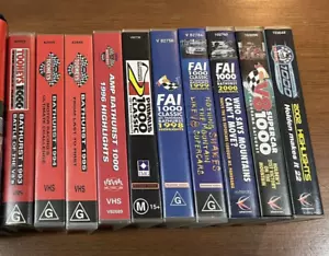 Bathurst 1000 1993 - 2002 10x VIDEO SET not DVD ATCC Touring Cars V8 Supercars - Picture 1 of 8