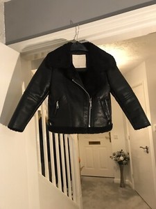 matalan black faux fur jacket