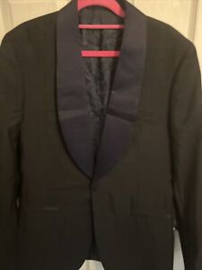 October House Blue Suit Blazer / Jacket /tuxedo Jacket Size 38 R