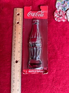 New In Package Coca Cola Bottle Shaped Opener - Picture 1 of 3