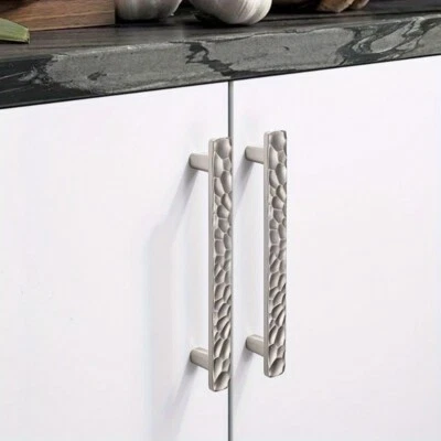 2x Elaborato Zinco Lega Armadietto Maniglia 16.3cm Argento Oro Decorazione Casa - Immagine 1 di 4