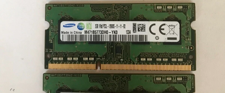 Memoria para computadora portátil Samsung M471B5773DH0-YK0 2 GB DDR3 1333 MHz DDR3 SDRAM Foto 1 de 1