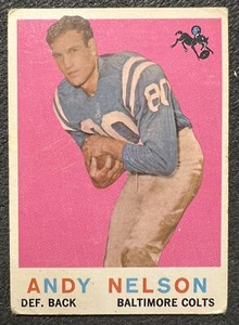 1959 TOPPS ANDY NELSON (COLTS) #62 G/VG