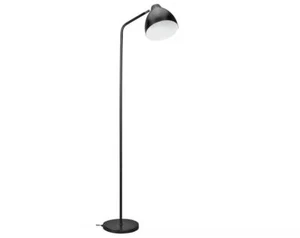 Lámpara de pie Morlie moderna para el hogar iluminación negra mate para salón dormitorio - Imagen 1 de 8