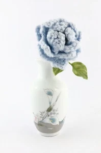 Piccolo vaso porcellana di Russ bianco calla gigli giglio fiori asiatici n. 5008 - Foto 1 di 9