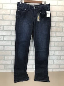 Lucky Brand Sweet n Straight Damenjeans dunkle Waschung Größe 10/30 ~ tatsächlich: 33 x 34" - Bild 1 von 13