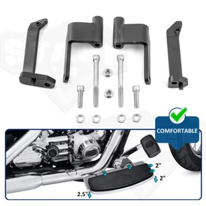 MOFUN Forward 2" Outward 1" Driver Floorboard Extension For Harley Street Glide - Picture 1 of 6
