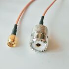 Reliable Uhf So239 Female Pl259 To Sma Male 15Cm Rg316 Cable Converter