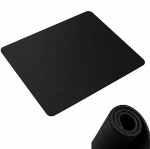 Paquete de 2 alfombrillas de goma suaves antideslizantes cosidas alfombrillas de ratón ópticas para computadora portátil PC - Imagen 1 de 5
