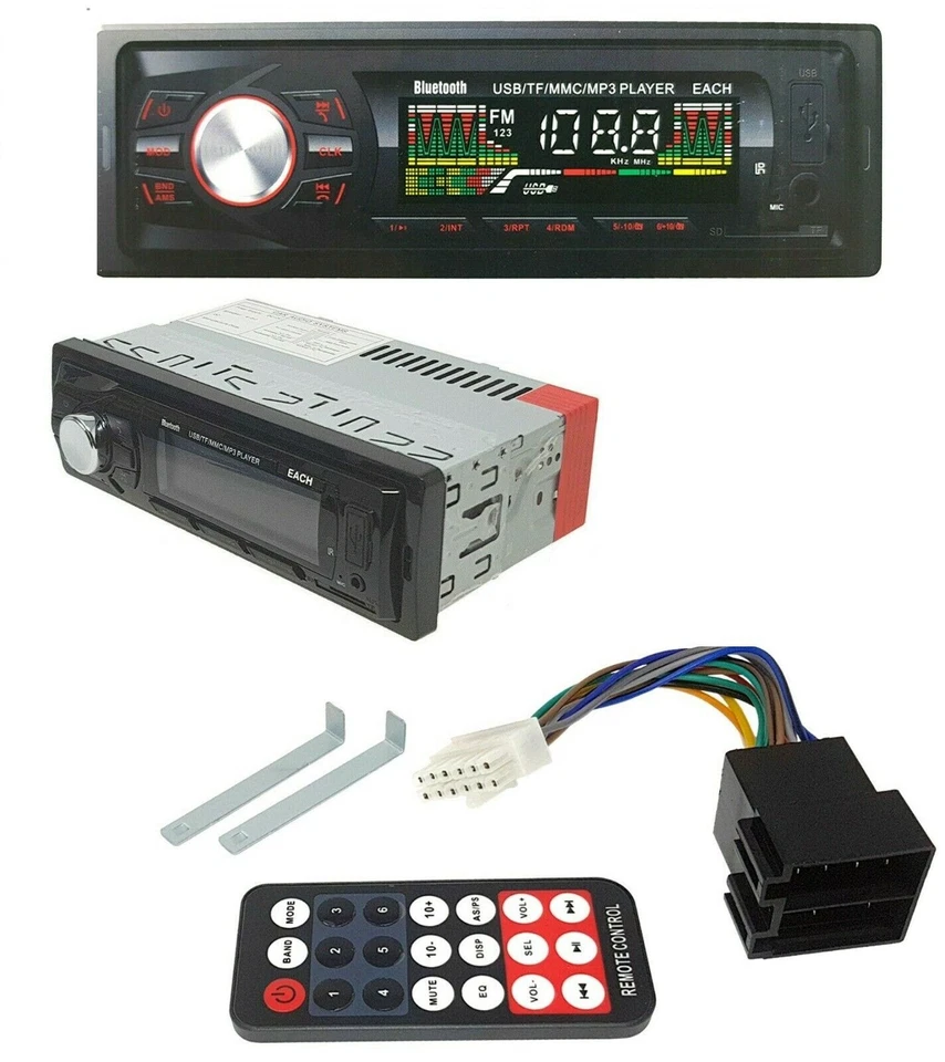 STEREO AUTO BLUETOOTH AUTORADIO 4X60W AUX MP3 USB SD RADIO FM VIVA VOCE MOD.5008 - Immagine 1 di 1