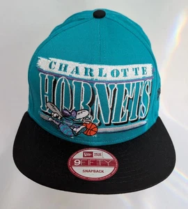 Charlotte Hornets Embroidred New Era 9Fifty Snapback NBA Hardwood Hat Cap - Picture 1 of 5
