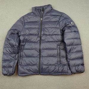 Abercrombie & Fitch Jacke Herren XS Navy Daunen Thermo Packbar Puffer Gesteppt - Bild 1 von 12
