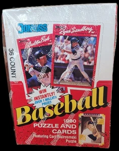 Rompecabezas y tarjetas de béisbol Donruss 1990 selladas con rompecabezas Carl Yastrzemski  - Imagen 1 de 3