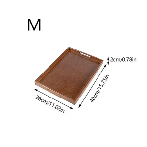 1PC Household Rectangular Tea Tray Tea Cup Tea Set Holder - Foto 1 di 1