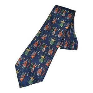 🔥 Salvatore Ferragamo Men’s Vintage Designer Italian Made 100% Silk Necktie 🔥 - Picture 1 of 4