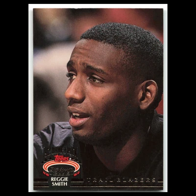 Reggie Smith Rookie #329 1992 Topps Stadium Club Portland Trail Blazers Card NBA - Image 1 of 3