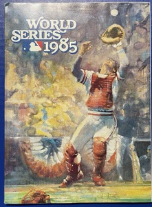 1985 WORLD SERIES PROGRAM- KANSAS CITY ROYALS VS. ST. LOUIS CARDINALS - Picture 1 of 9
