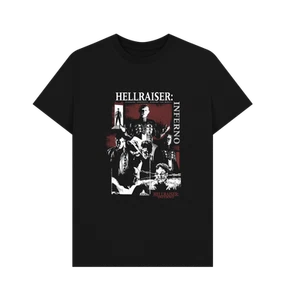 PREMIUM OFFICIAL Hellraiser Black Inferno Beg For Mercy T-Shirt - Picture 1 of 3