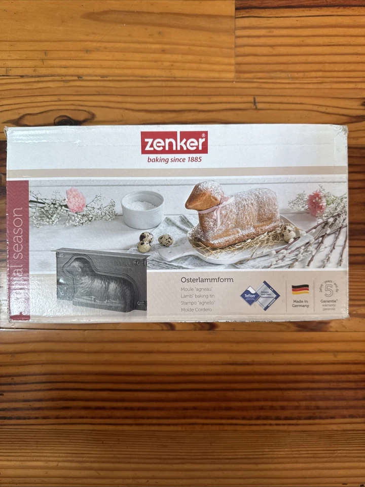Zenker  Lamb Baking Pan Mold 1 L Easter 3D Cake Spring Made in Germany - Image 1 of 4