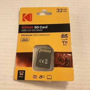 Kodak SD Card UHS-l U1 V10 SDHC 32GB - Picture 1 of 2