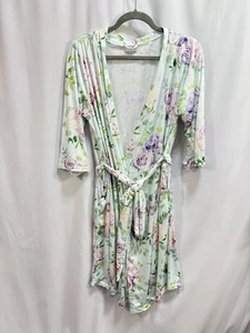 ECO Baby Size L Blue Soft Maternity Robe - Picture 1 of 12