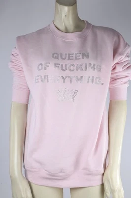 Sudadera KITSON x London Bay Rosa Manga Larga Mezcla Algodón Talla S Foto 1 de 4