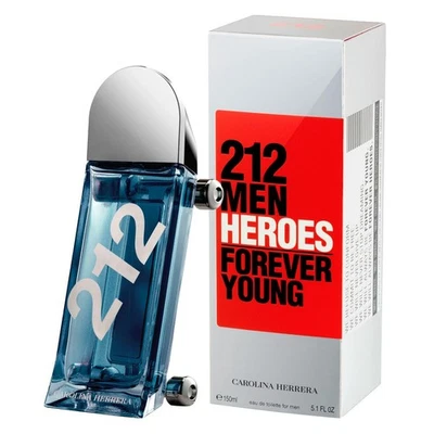 Parfum Homme Carolina Herrera 212 Men Heroes EDT 150 ml - Photo 1/2