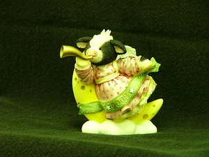 Mary's Moo Moos 2002 Dated Christmas-Oh Night Bovine-Angel/Trumpet on Moon-NIB - Imagen 1 de 4