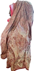 Rare Winhall “Monarchos” - 2 Italian Hand Printed Paisley Curtains Drapes  XX979 - Picture 1 of 11