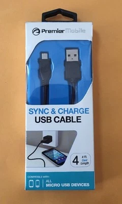 Premier Mobile Sync & Charge USB Cable (4ft Cord Length) - Image 1 of 4