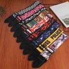 Ethnic Style Widened Acoustic Guitar Leather Head Adjustable Shoulder Strap