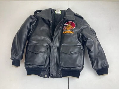Cartoon Network Scooby-Doo Leather Football Jacket Size 5 by Mighty Characters - Image 1 of 4