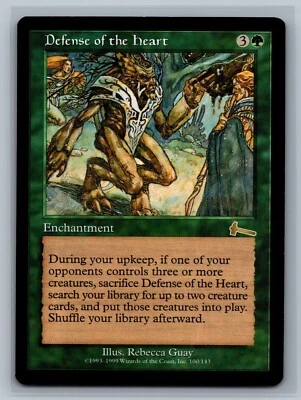 Magic The Gathering Urza's Legacy Defense of the Heart #100/143 MTG TCG CCG - Image 1 of 2