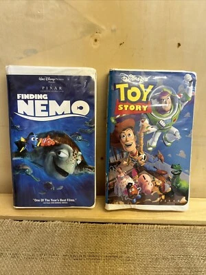 FINDING NEMO 2001 & TOY STORY 1995, VHS Disney Pixar animated family kids movie - Image 1 of 4